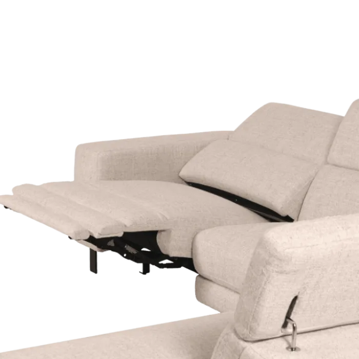 Salon d'angle avec chaise longue KM.6830 beige