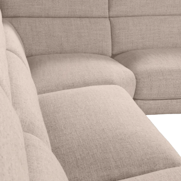 Salon d'angle avec chaise longue KM.6830 beige