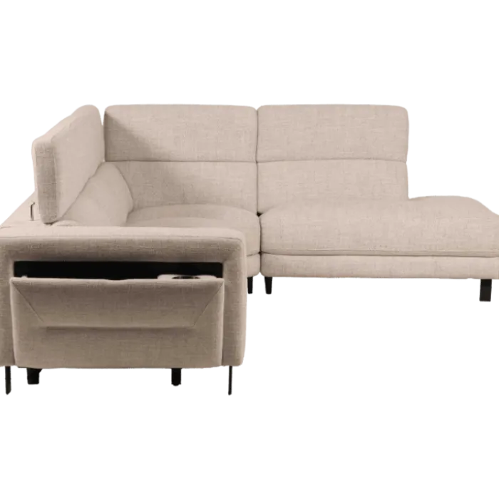 Salon d'angle avec chaise longue KM.6830 beige