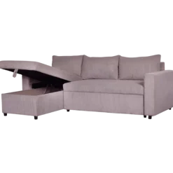 Salon d'angle convertible Golf marron