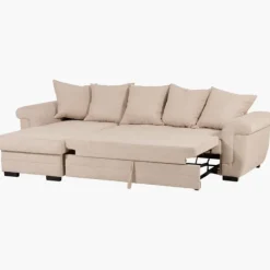 Salon d'angle convertible Java Beige ( mini latte )