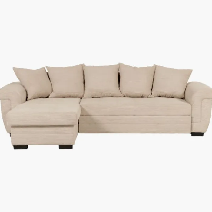 Salon d'angle convertible Java Beige ( mini latte )