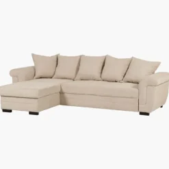Salon d'angle convertible Java Beige ( mini latte )