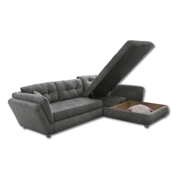 Salon d'angle convertible Jengen gris