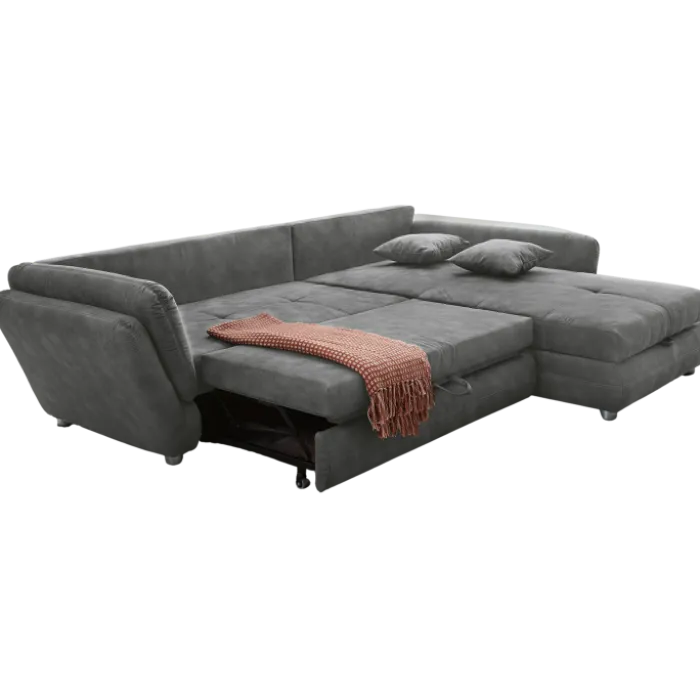 Salon d'angle convertible Jengen gris