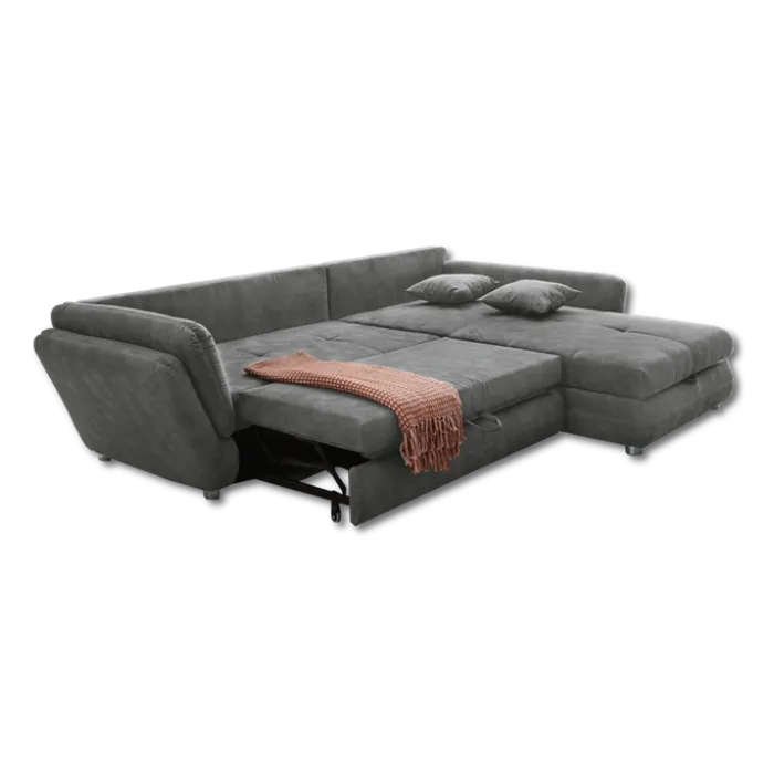 Salon d'angle convertible Jengen gris