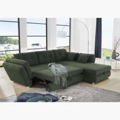 salon d'angle convertible Jengen vert