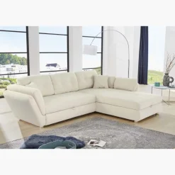 salon d'angle convertible Jengen beige