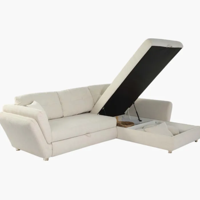 salon d'angle convertible Jengen beige