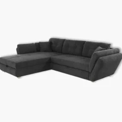 Salon d'angle convertible Jengen anthracite