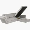 salon d'angle convertible Jengen Gris clair
