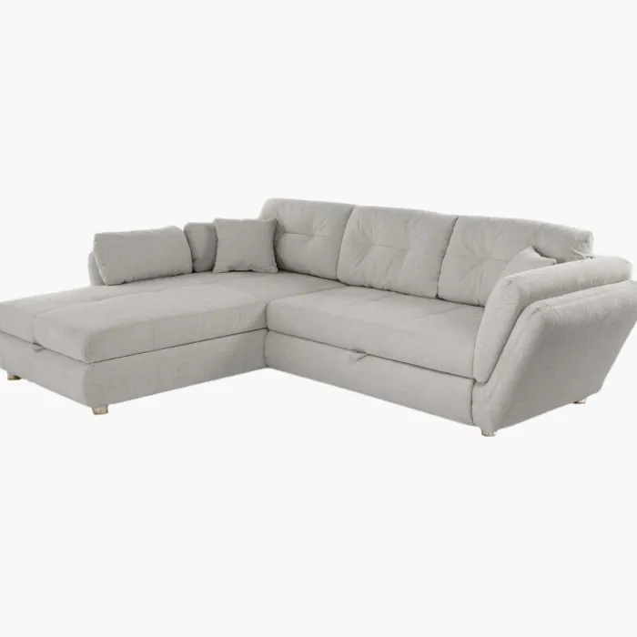 salon d'angle convertible Jengen Gris clair