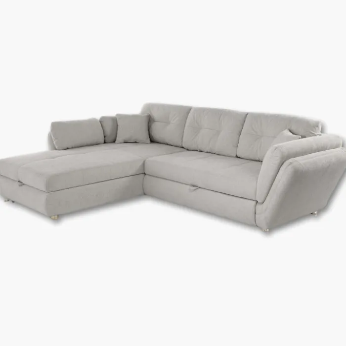 salon d'angle convertible Jengen Gris clair