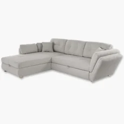 salon d'angle convertible Jengen Gris clair