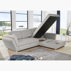 salon d'angle convertible Jengen Gris clair