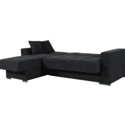 Salon d'angle convertible Modena anthracite