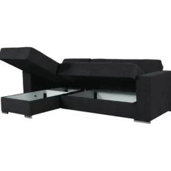 Salon d'angle convertible Modena anthracite