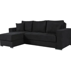 Salon d'angle convertible Modena anthracite