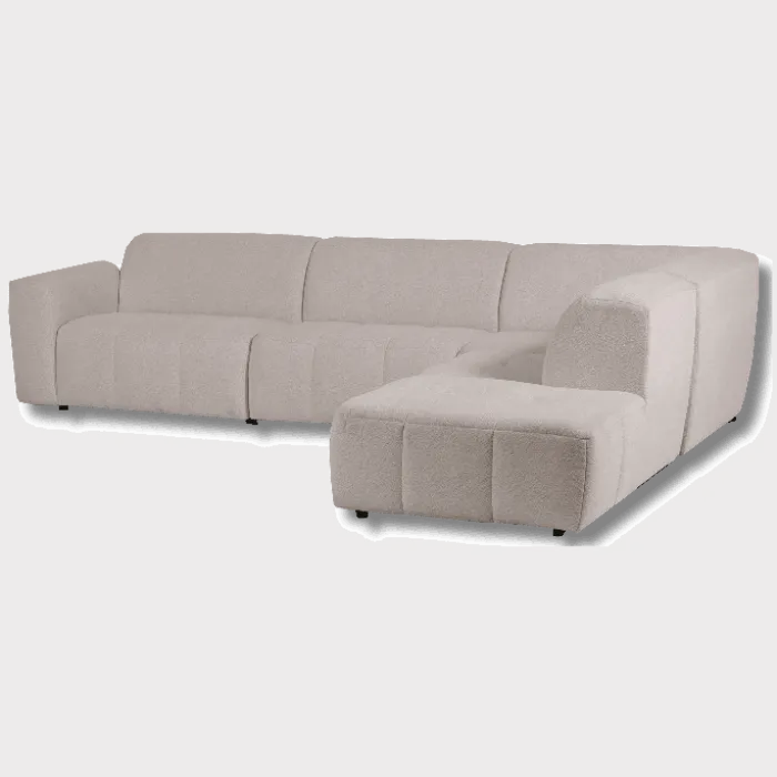 Salon d'angle Dimbara beige