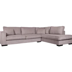 Salon d'angle droit Brussels marron