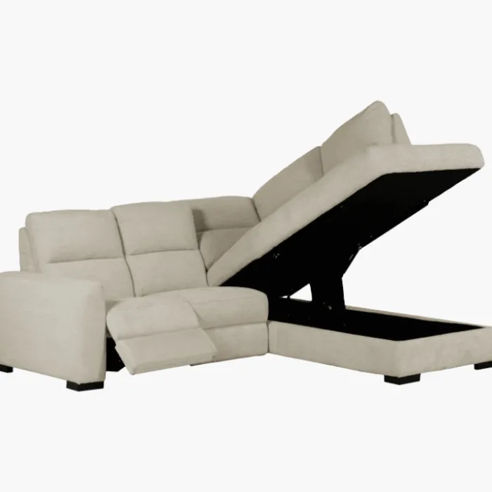 Salon d'angle droit Maeve Ivory