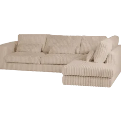 Salon d'angle droit Mojo beige