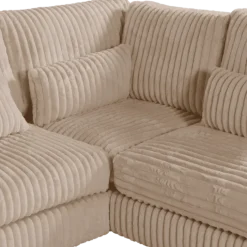 Salon d'angle droit Mojo beige
