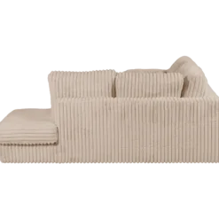 Salon d'angle droit Mojo beige