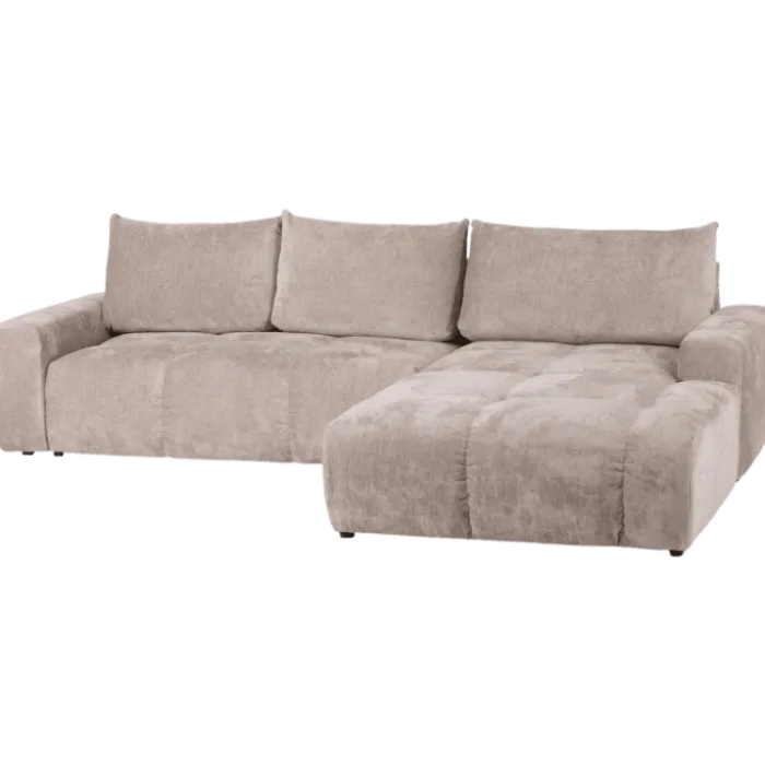 Salon d'angle droit New Atlantic beige