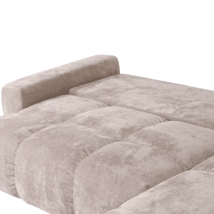 Salon d'angle droit New Atlantic beige