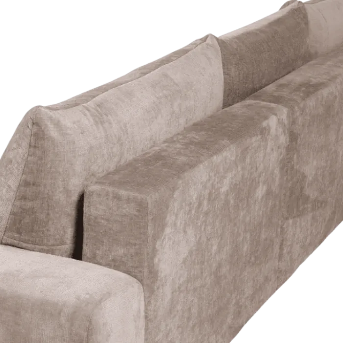 Salon d'angle droit New Atlantic beige