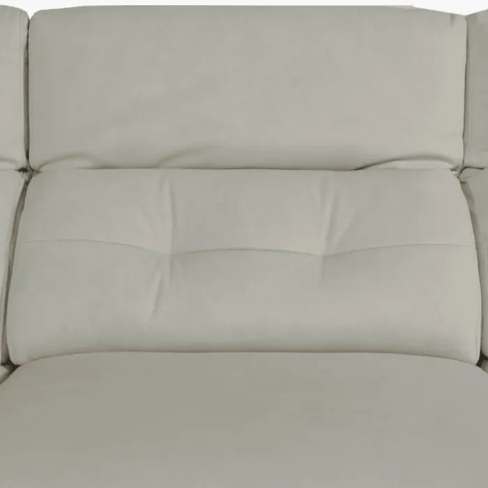 salon d'angle droit Saphire 2 + cl blanc