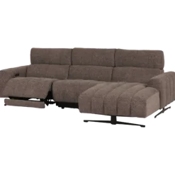 Salon d'angle droit Willow gris anthracite