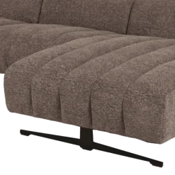 Salon d'angle droit Willow gris anthracite