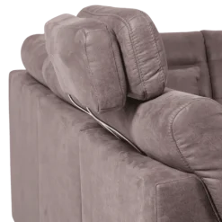 Salon d'angle Foreno marron