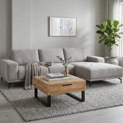 Salon dangle gauche Murcia Gris