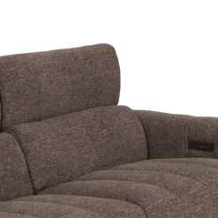 Salon d'angle gauche Willow gris foncé