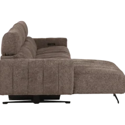 Salon d'angle gauche Willow gris foncé