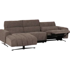 Salon d'angle gauche Willow gris foncé