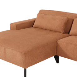Salon d'angle Kai marron/cognac