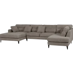 Salon d'angle Lima gris