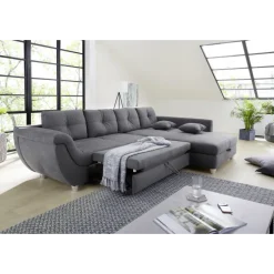 Salon d'angle Maranello gris