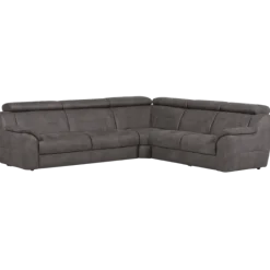 Salon d'angle Mecon gris/taupe
