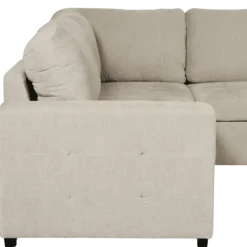 Salon d'angle Olivia convertible avec coffre de rangement