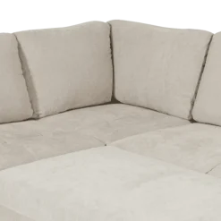 Salon d'angle Olivia convertible avec coffre de rangement