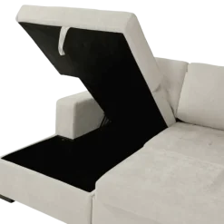 Salon d'angle Olivia convertible avec coffre de rangement