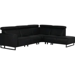 Salon d'angle Ribba noir