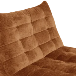 Salon d'angle Scalo orange et gris
