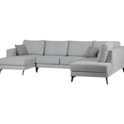 Salon panoramique Davos gris clair