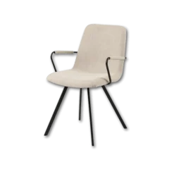 Selina Basel 24 chaise avec accoudoirs beige